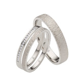 Rauschmayer Trauringe Individual Love 3D Triset mit 18 Brillanten - 02025